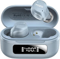 TOZO NC9 Hybrid Active Noise Cancelling Wireless Earbuds, 60H, LED Display | 6 Mic ENC Clear Calls, Deep Bass Sound, IPX8, in Ear Bluetooth 5.3 Headphones,32 EQs via APP,Comfort Fit Ear Buds,Light Blue by TOZO