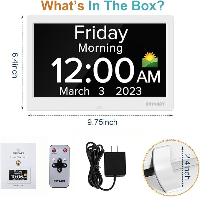 10.1 Inch Digital Alarm Clock - Image 7