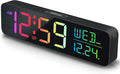 Peakeep Digital Alarm Clock for Bedrooms, Date Day of Week Large Display by PEAKEEP