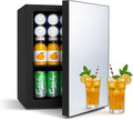 DOGHLY 24 Cans/0.95 Cu.Ft Beverage Refrigerator Mirrored Door Mini Fridge | Fast Cooling Mini Cooler with Removable Shelves for Soda, Beer, Wine, Low Noise Beverage Fridge for Home, Office,and Dorm by DOGHLY