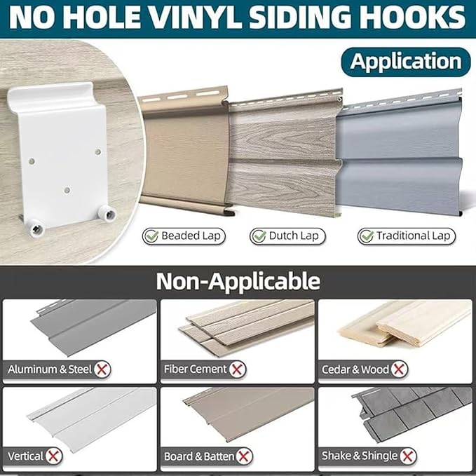 No-Drill Vinyl Siding Mount for Eufy SoloCam S340/E30/E42 & 4G LTE Cam S330 – - Image 3