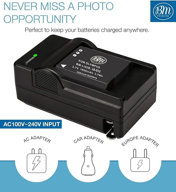 BM Premium LB-012 Battery and Battery Charger - Image 3