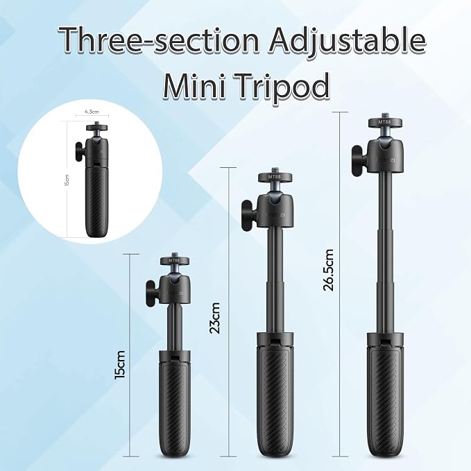 ULANZI MT88 ClipMate Tripod Mini Extension Rod - Image 3