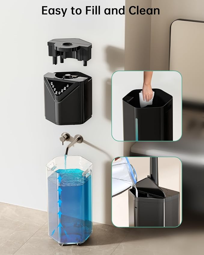 5Gal Humidifiers for Bedroom Large Room up to 2800ft², APP/Remote Control, 60H Supersized Cool Mist Humidifier with Auto 180°Mist Tube, 24H Timer, Top Fill Humidifiers for Home Office Plants - Image 6