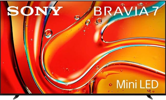 Sony - 85" class BRAVIA 7 Mini LED QLED 4K UHD Smart Google TV (2024) by Amazon+Renewed