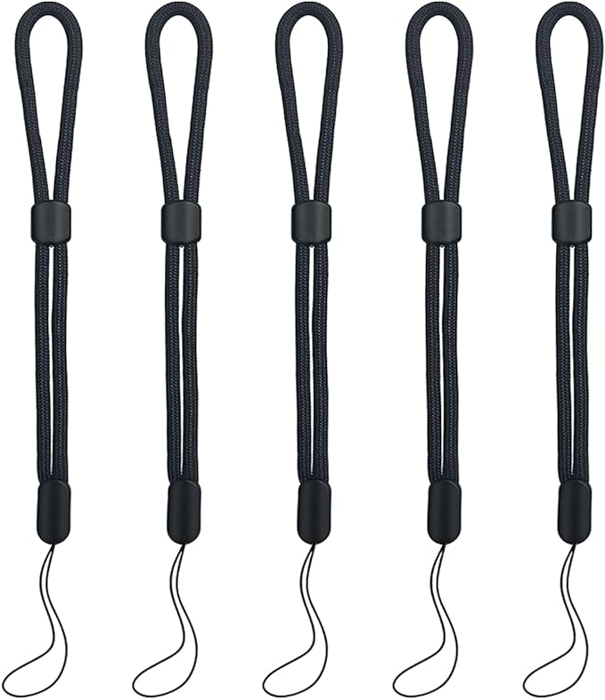 yuntop 5PCS Wrist lanyard, 7.8 inch Hand Wrist Strap Lanyard, Adjustable Nylon by yuntop