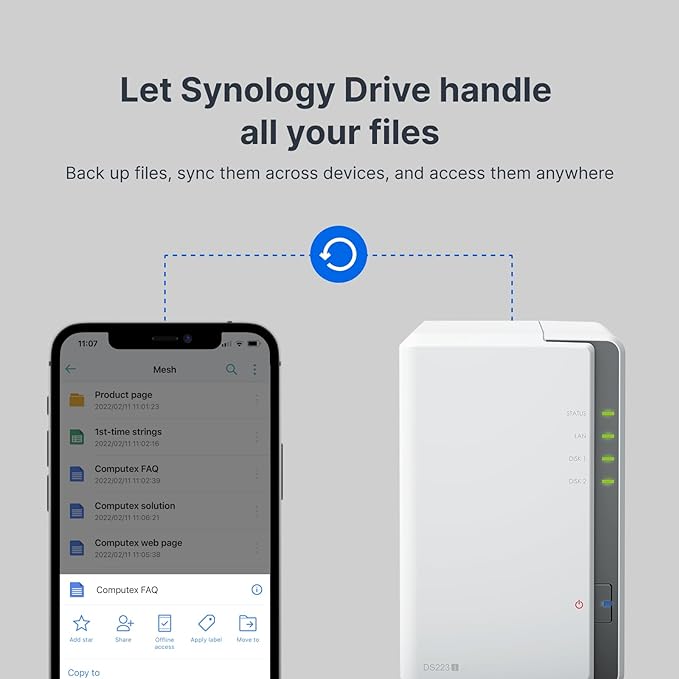 Synology 2-Bay DiskStation DS223j - Image 4