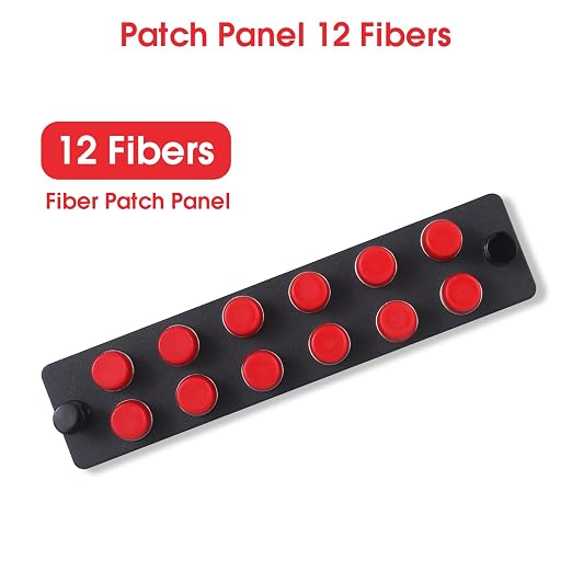 2-Pack 12 Simplex FC/UPC Fiber Patch Panel - Image 3