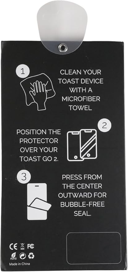 Toast Go 2 Screen Protector | Tempered Glass Shield - Image 5