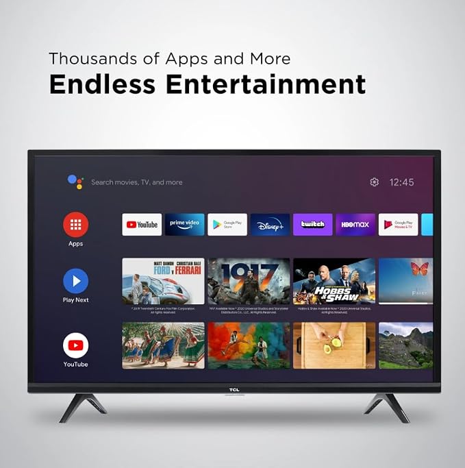 TCL 40-Inch Class 3-Series FHD LED Smart Android TV + Wall Mount Chromecast Built-in Bluetooth 40S334 (Renewed) - Image 5