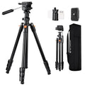 K&F CONCEPT Camera Tripod 76" for Travel, Video Tripod by KFCONCEPT