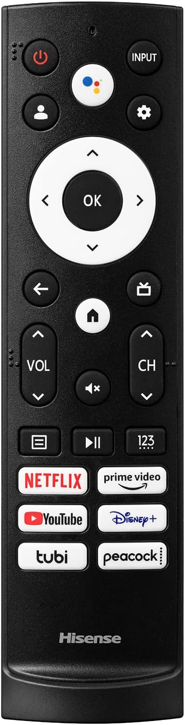 Hisense 65-Inch Class A6 Series 4K UHD Smart Google TV with Alexa Compatibility, Dolby Vision HDR, DTS Virtual X, Sports & Game Modes, Voice Remote, Chromecast Built-in (65A6H),Black - Image 4