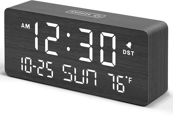 DreamSky Wooden Digital Alarm Clocks by DreamSky