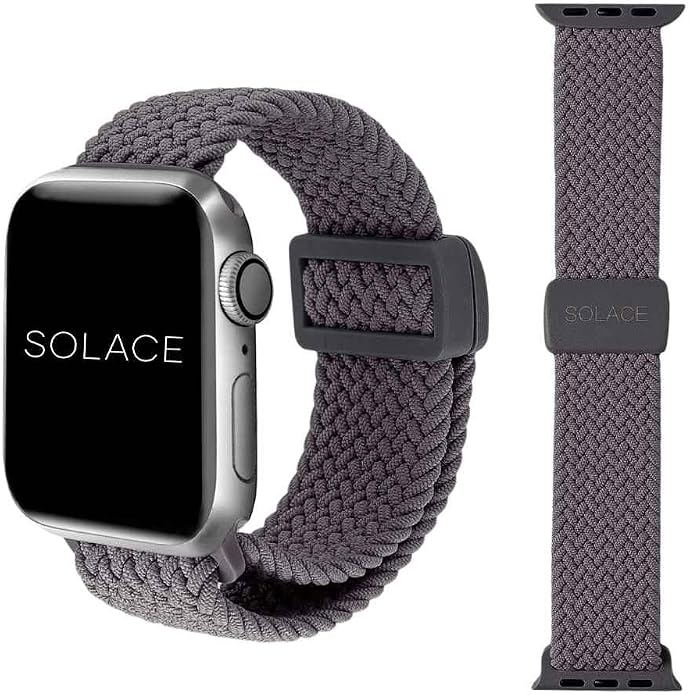 Solace Bands Imperium Adapt Wide Adjustable Nylon Braided Watch Band by SolaceBand