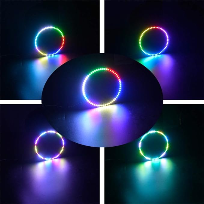 60 LEDs WS2812B 5050 RGB LED Ring Lamp Light Individually Addressable Full - Image 6