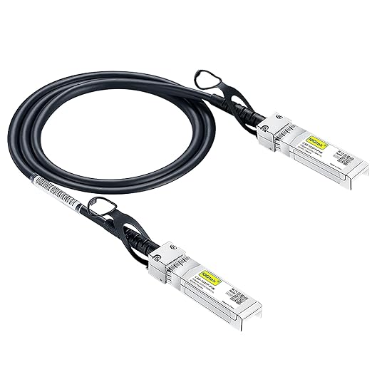 10Gtek 10G SFP+ DAC Twinax Cable, SFP+ to SFP+ Direct Attach Copper Passive by 10Gtek