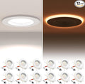 12 Pack 5/6 Inch LED Can Lights by POWERASIA