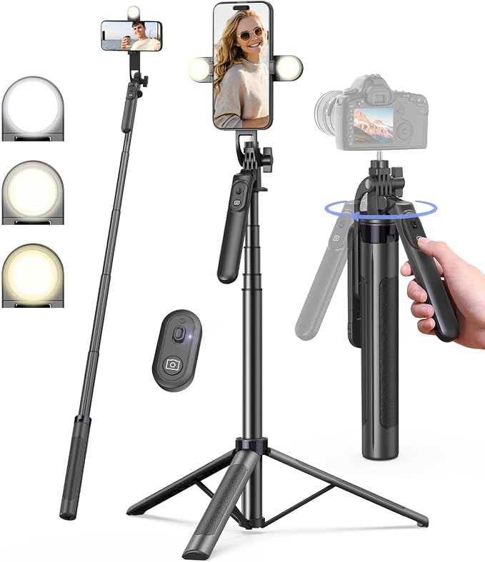 Yeaki 71" Phone Tripod, Tripod for iPhone by YEAKI