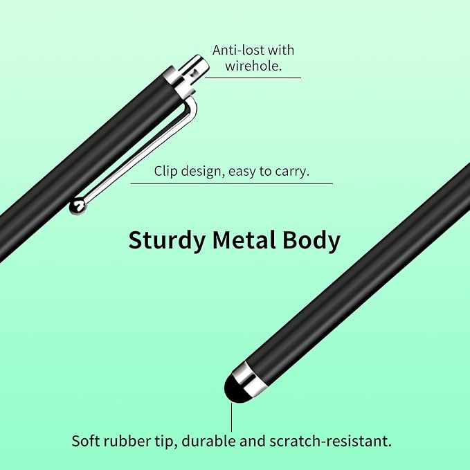 20 Pack Stylus Pen, Stylus Pen for Touchscreen High Precision and Sensitivity - Image 2