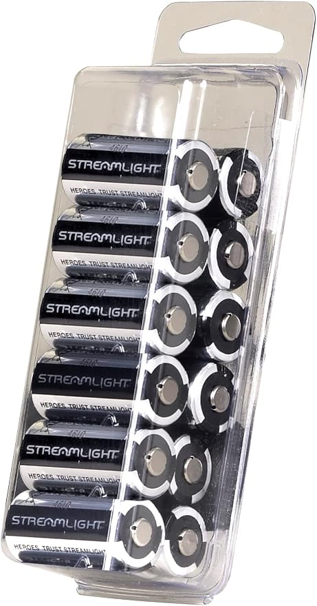 Streamlight 85177 CR123A Lithium Batteries, 3 V by Streamlight