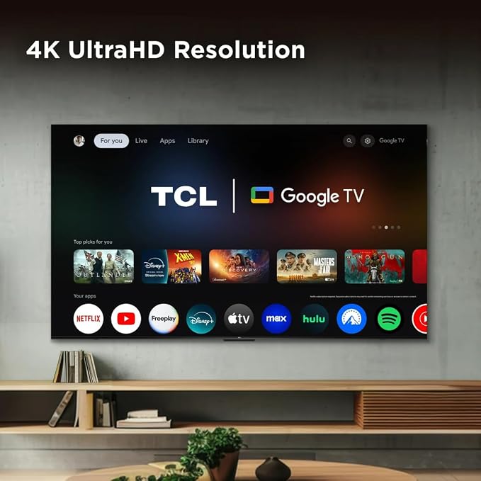 TCL Smart TV 55 inch 2025 55Q5K Google TV QLED 4K Google Assistant | Hands Free Voice Control | Alexa | VisionHDR10+| AiPQ | Micro Dimming | NITS350 | Panel 60 Hz (Renewed) - Image 3