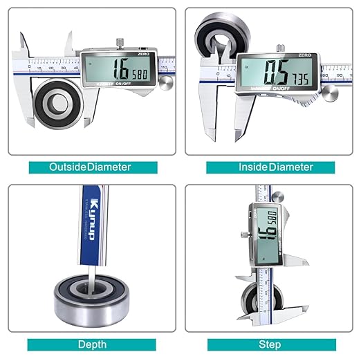 Kynup Digital Caliper Measuring Tool, Vernier Dial Caliper Digital Outside - Image 4