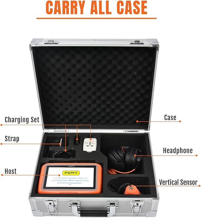 Underground Water Leak Detector, 0.5m Indoor Find Water Leak Device - Image 7