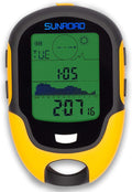 Barometer Altimeter Compass LCD Digital Thermometer Watches-Hygrometer Weather by SunRoad