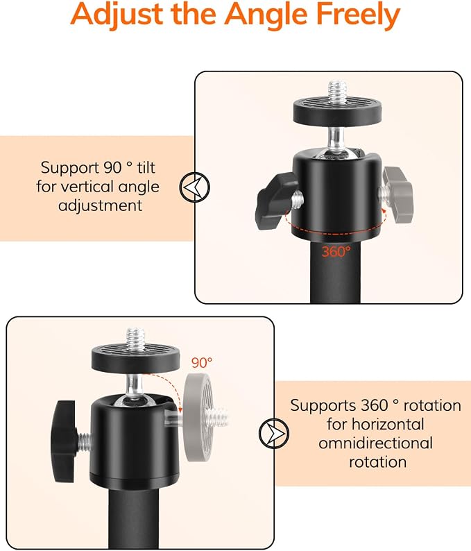 Garden Camera Outdoor Ground Stake Mount, Adjustable Angle Stand - Image 5
