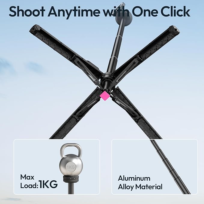 ULANZI Magnetic Phone Tripod, MT85 Auto Open Tripod - Image 3