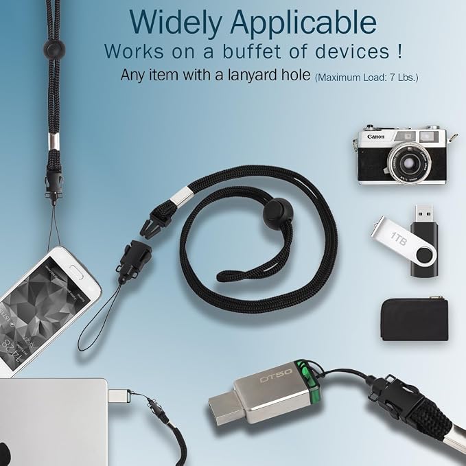 Camera & Cell Phone Neck Strap Adjustable - Image 2