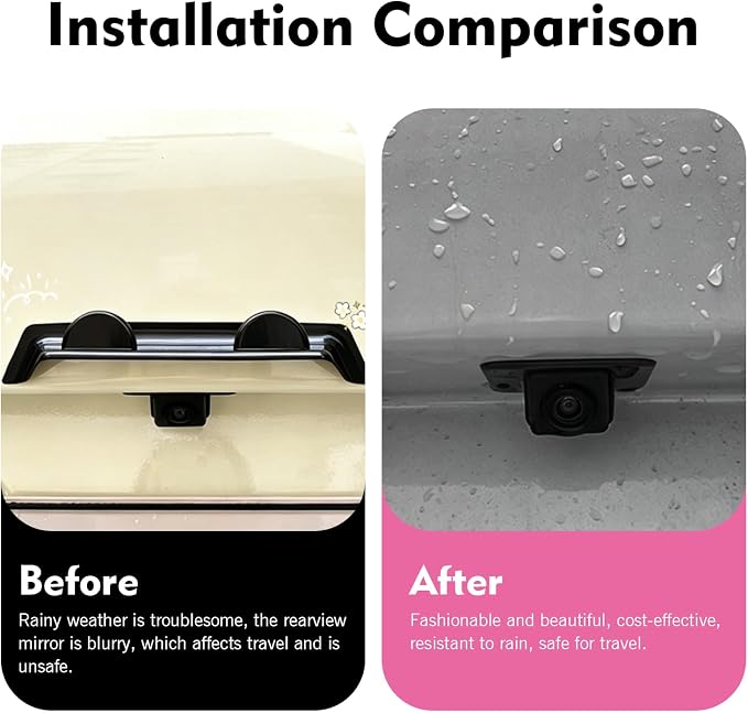 Car Rear View Camera Cover, Anti-Rain Car Reversing Cameras Protection - Image 6