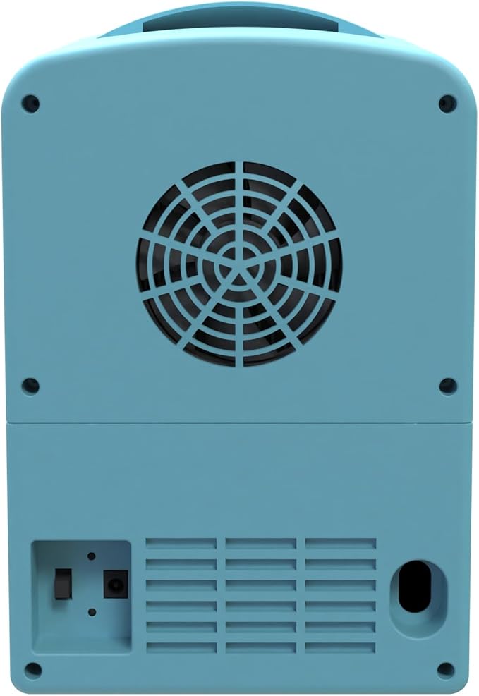 Frigidaire EFMIS171 Retro Mini Portable Personal Fridge - Ideal for Home, Office or Dorm - Includes Carrying Handle, AC/DC Wall/Car Charger (SkyBlu) - Image 6