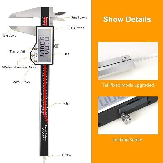 Digital Caliper, Durable Measuring Tool - Image 5