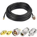 Superbat SMA Male to N Male RF Coaxial Coax Cable 10ft + 5pcs SMA to N by SUPERBAT