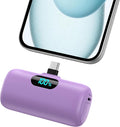 Mini Portable Charger USB C Power Bank,Upgraded 5000mAh PD Fast Charging Battery Pack Built-in USB-C Connector Travel Essential for iPhone17/17Pro/17Pro Max/Air/16 Plus/16Pro Max/15 Series,Android etc by HETP