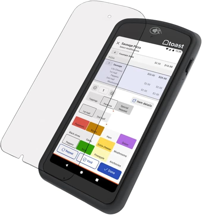 Toast Go 2 Screen Protector | Tempered Glass Shield - Image 2