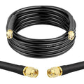 MOOKEERF KMR240 SMA Male to SMA Male Coaxial Cable 50 ohm Coax Ultra Low Loss by MOOKEERF