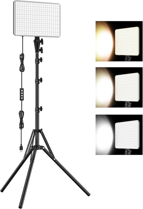 1-Pack LED Video Lighting Kit, Anautin 15W/1700Lux Photography Lighting by Anautin
