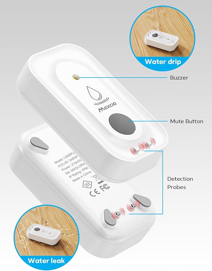 MAXCIO Wi-Fi Water Leak Detector, Smart Water Wireless Sensor - Image 8