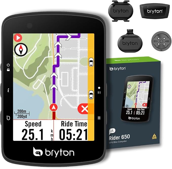 Bryton Rider 650 Sensor Bundle 2.8 Inch Color LCD Touchscreen GPS Bike/Cycling - Image 2