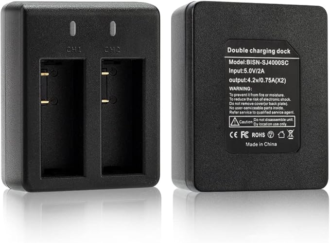 Action Camera Battery Pack, 1350mAh Rechargeable Battery - Image 6