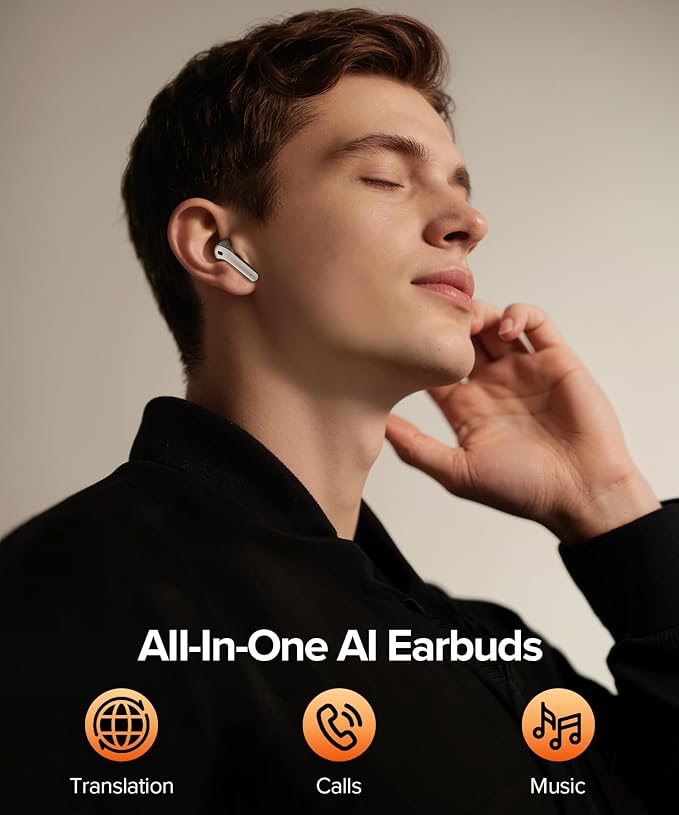 TAGRY Bluetooth Headphones True Wireless Earbuds 60H Playback LED Power Display Earphones with Wireless Charging Case IPX5 Waterproof in-Ear Ear buds with Mic for TV Smart Phone Laptop Computer Sports - Image 6
