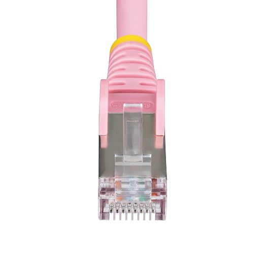 StarTech.com 6in Pink CAT6a Ethernet Cable, Snagless RJ45, 100W PoE++, 27AWG - Image 4
