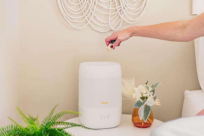 Crane Ultra-Quiet 3-in-1 Humidifier for Baby with Essential Oil Tray, 7-Color Sleep Light, 1 Gallon Top-Fill Tank, Ideal for Bedroom - Image 9