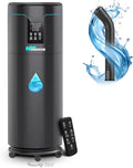 Humidifiers for Large Room Home Bedroom 2000 sq.ft. 17L/4.5Gal Large Humidifier with Extension Tube & 4 Speed Mist,Top Fill Wholehouse Humidifier with 360°Nozzle for Plant Commercial Greenhouse(Black) by HumidifiersLargeRoomBedroom