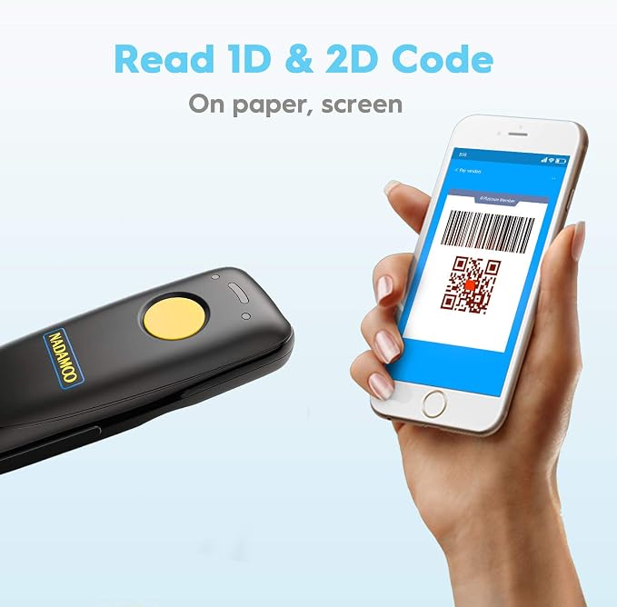 NADAMOO 2D Wireless Barcode Scanner Compatible - Image 5