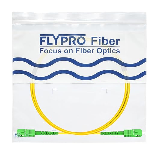 FLYPROFiber- OS2 Single Mode Fiber, 2M SC/APC to SC/APC Fiber Optic Path Cable - Image 7
