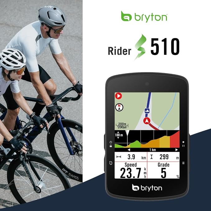 Bryton Rider S510 2.8 Inch Color LCD Touchscreen GPS Bike/Cycling Computer - Image 6