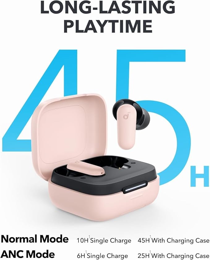 Soundcore P30i by Anker Noise Cancelling Earbuds, Hands-Free Viewing | Strong and Smart Noise Cancelling, Powerful Bass, 45H Playtime, 2-in-1 Case and Phone Stand, IP54, Bluetooth 5.4 - Image 5